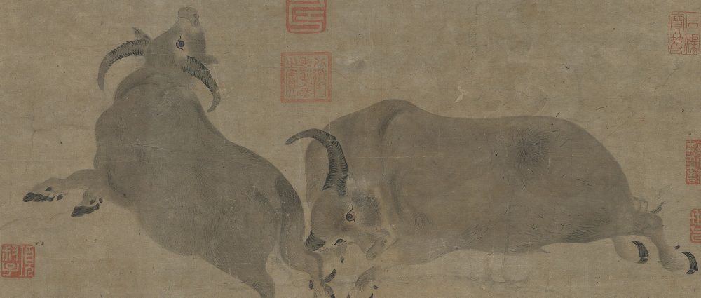 唐戴嵩鬥牛圖