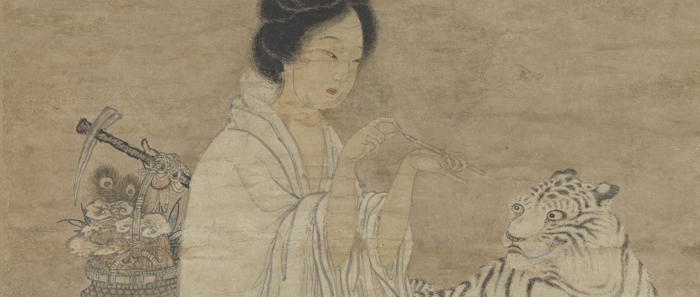 仙女图轴