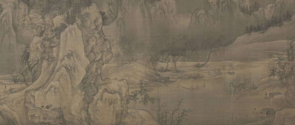 唐人画雪景图轴