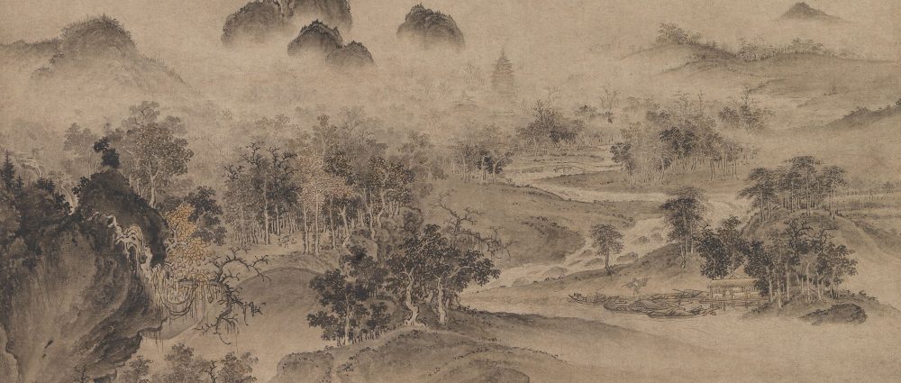 宋徽宗溪山秋色圖