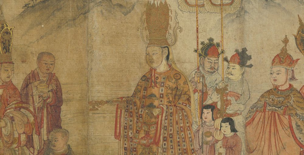 宋時大理國描工張勝溫畫梵像