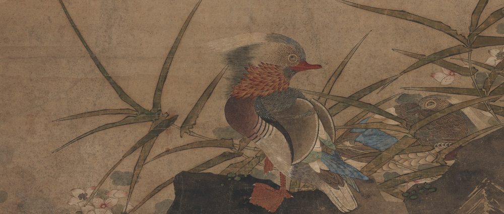 明呂紀畫鴛鴦