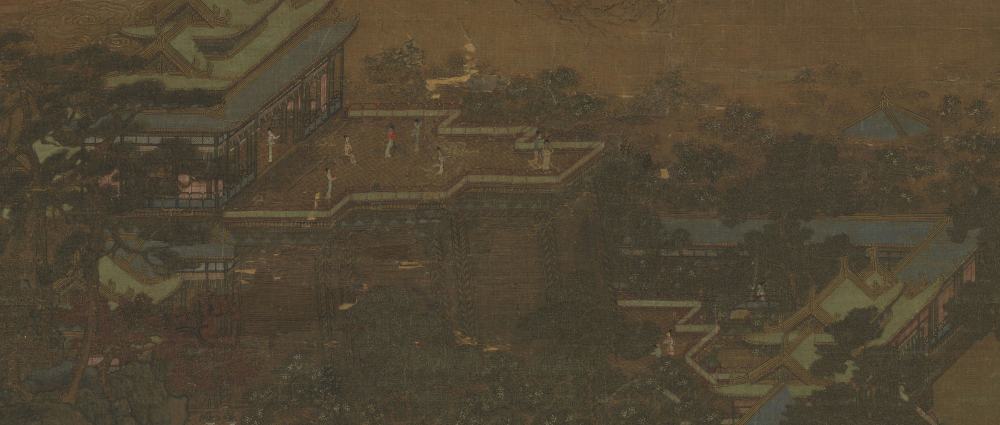 宋趙伯駒阿閣圖
