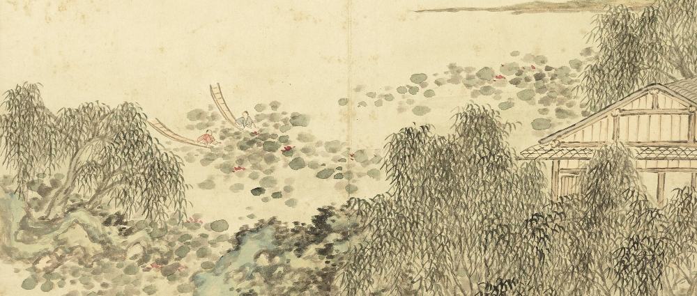 蓮塘摘艷