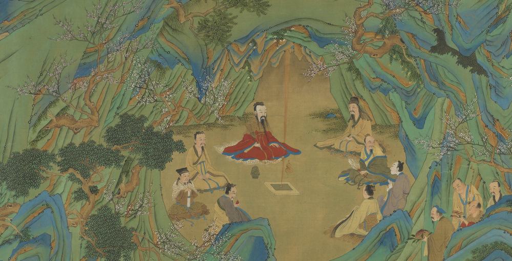 玉洞烧丹图卷