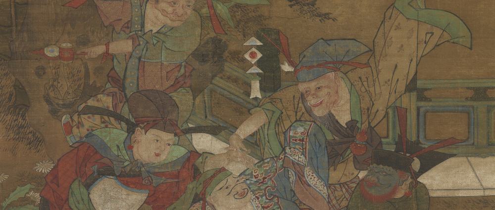 宋蘇漢臣畫五瑞圖