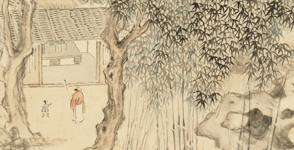 清董誥畫餞臘迎祥