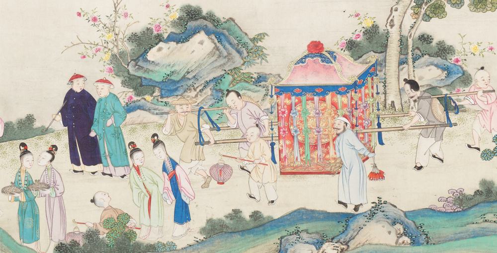 送亲图卷