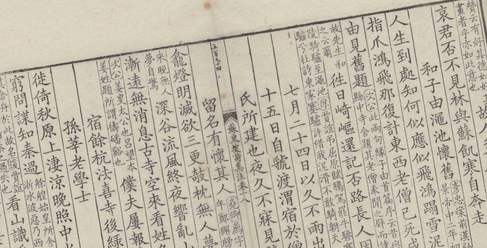 苏东坡诗集注