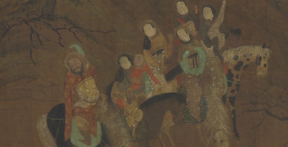 元人猎骑图卷
