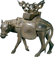 铜马负书（明代）北京故宫博物院藏