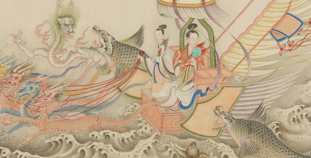 摹顾恺之洛神图卷