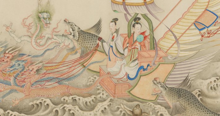 摹顾恺之洛神图卷