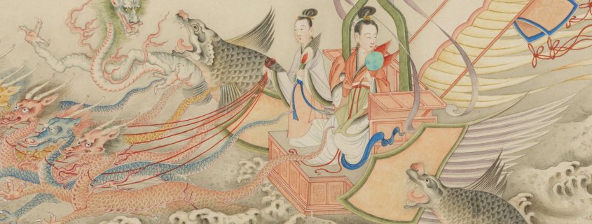 摹顾恺之洛神图卷