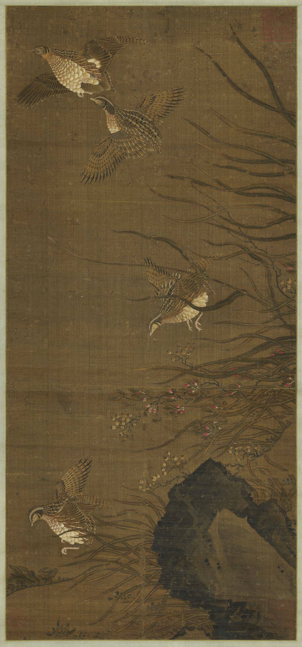 翔鹁图轴.宋.李安忠.绘.绢本设色（96x43.8厘米）7425x15902像素.台北故宫博物院藏