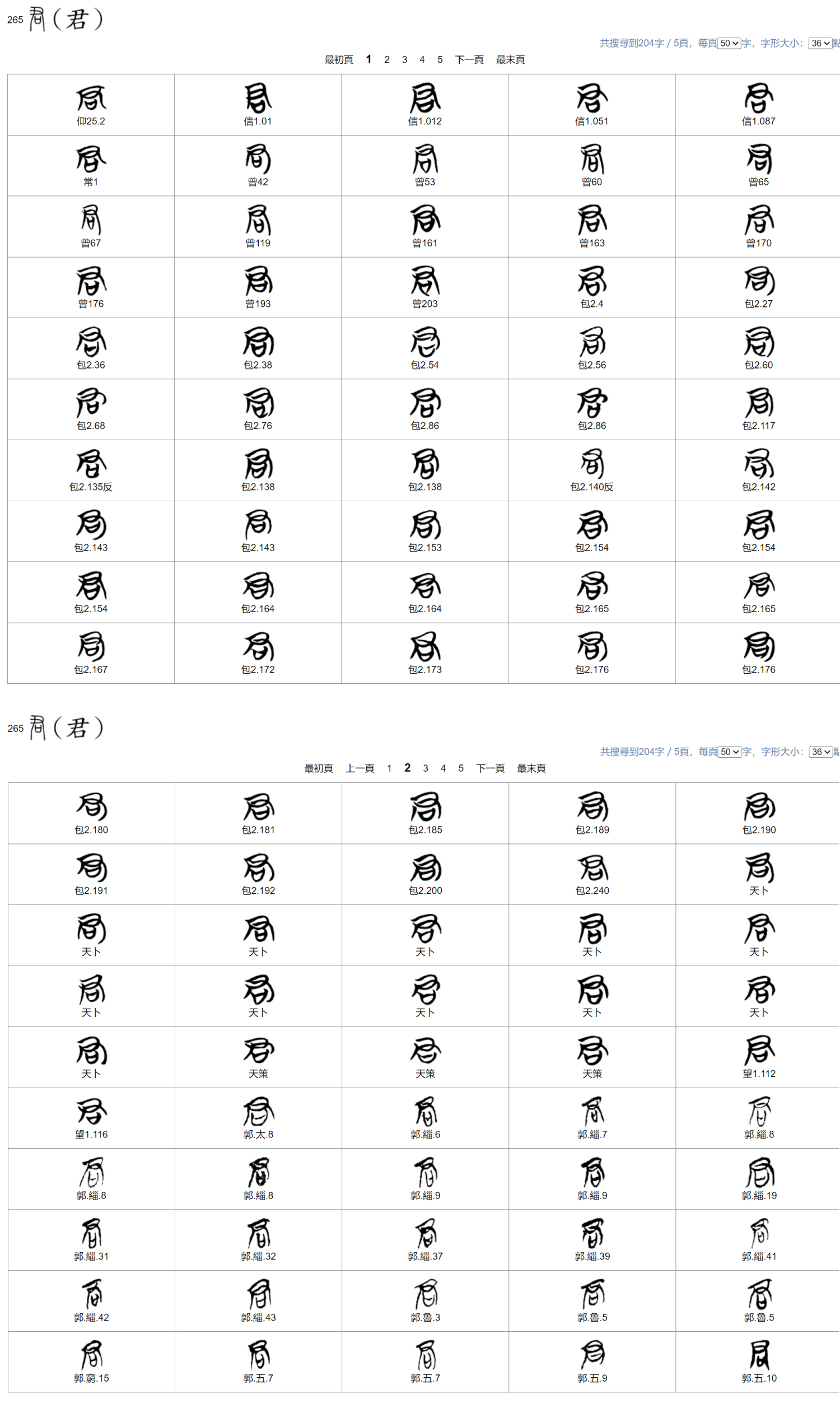 楚系简帛文字君1