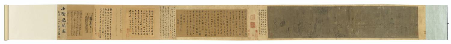 【佳士得2020春法国】宋 李公麟 七贤过关图卷（极小）