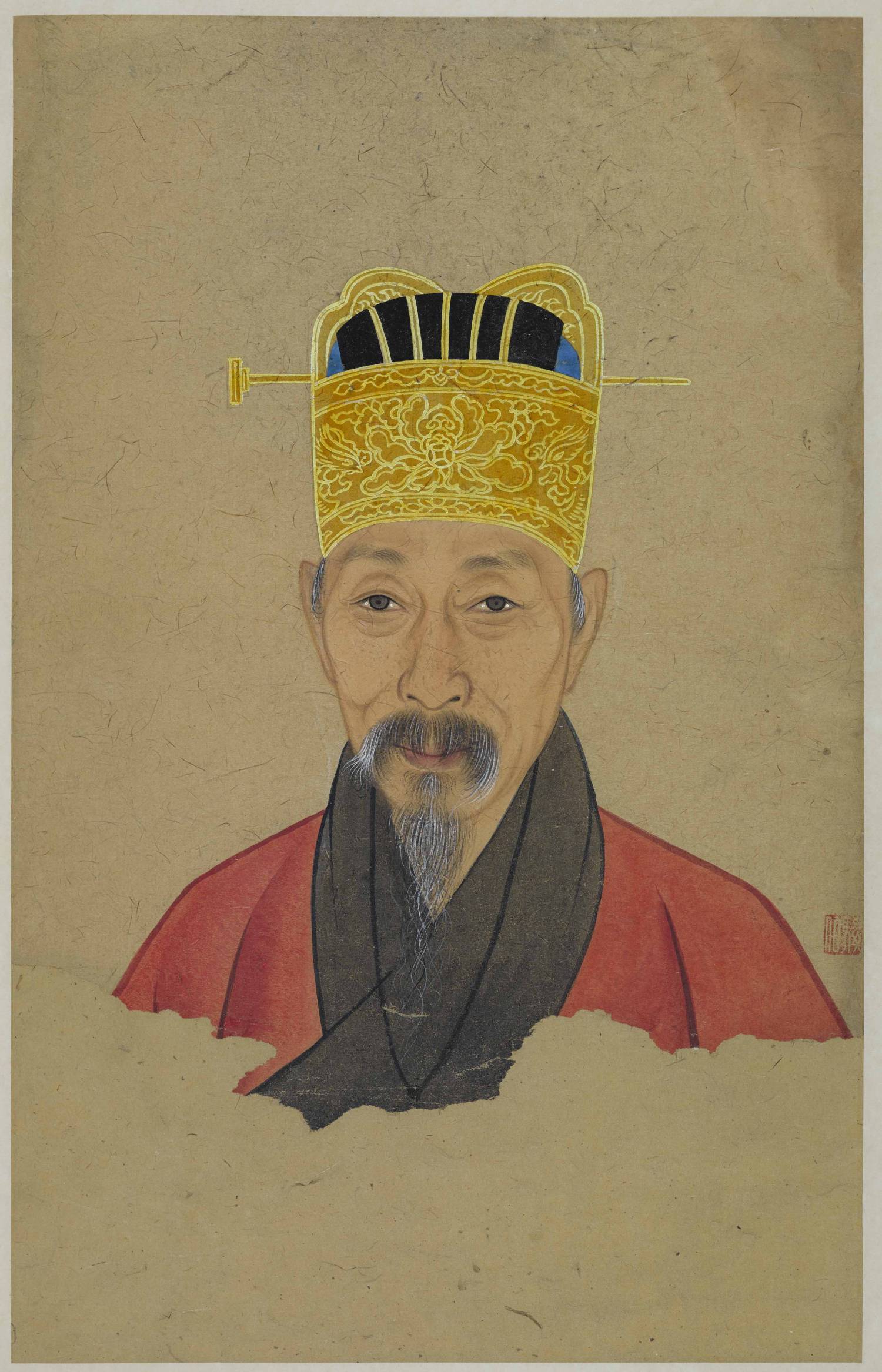 上海博物馆藏明人像册 (5) 王永积像页