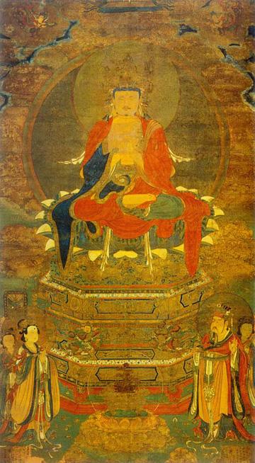 毗卢遮那佛像-明